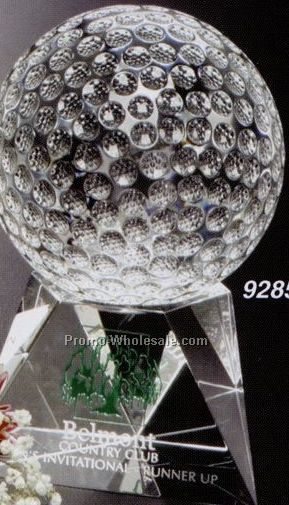 Triad Golf Award W/ 3-1/8" Diameter Golf Ball