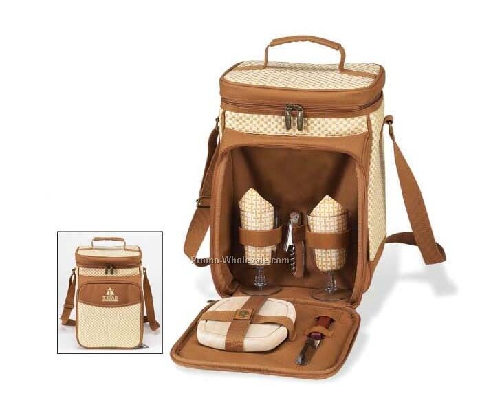 13"x14"x8-1/2" Wine And Cheese Picnic Cooler