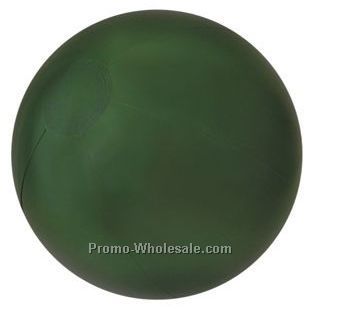 16" Inflatable Solid Forest Green Beach Ball