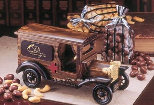 1913 Vintage Ambulance Truck W/Chocolate Almonds & Extra Fancy Jumbo Cashew