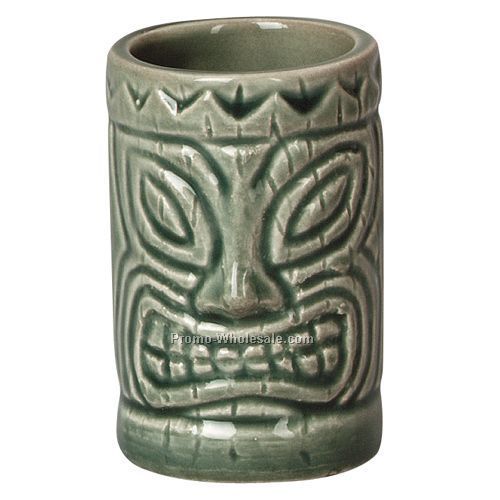 2 Oz. Ceramic Tiki Shot Glass