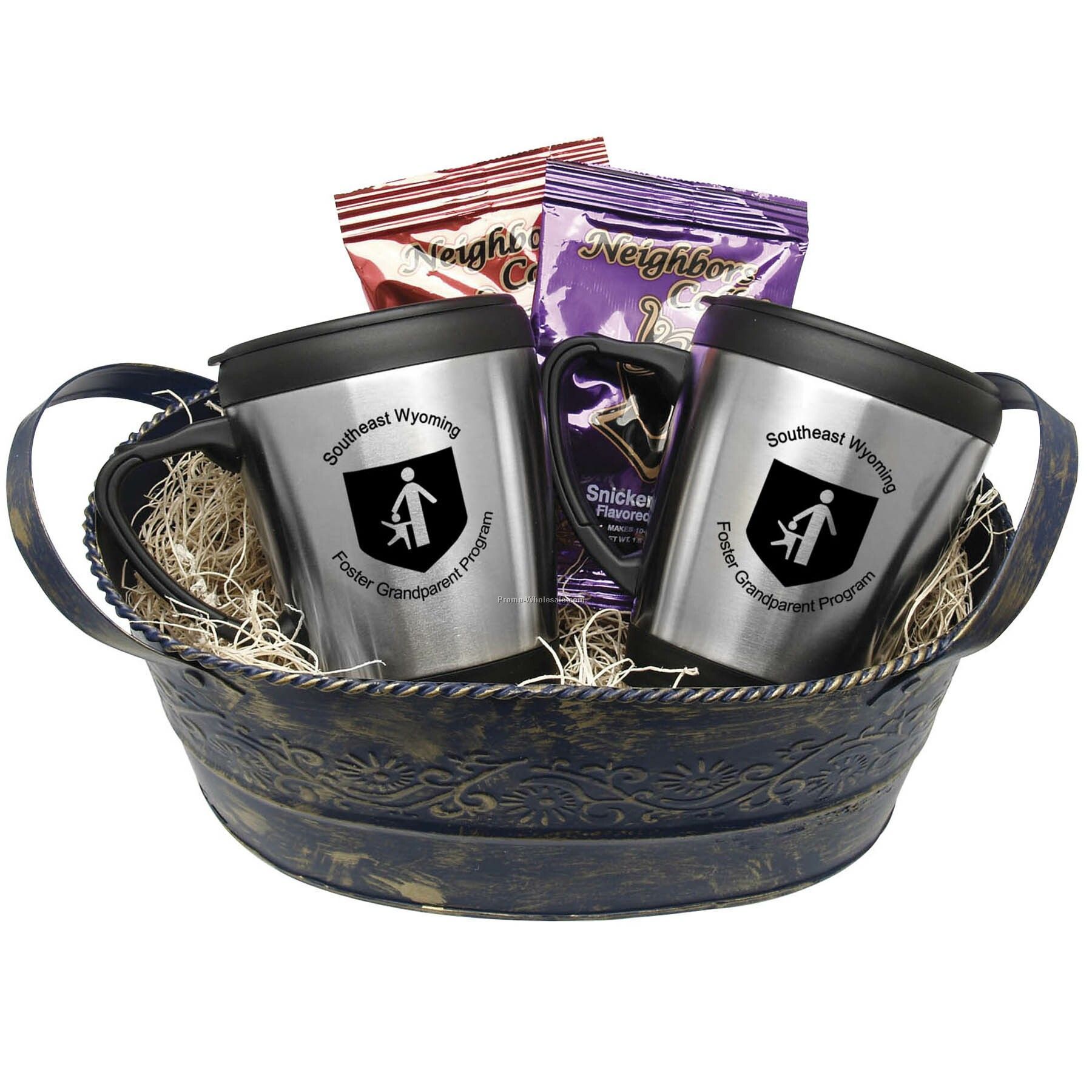 2 Piece Stainless Steel City Gift Set