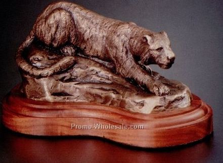 3-1/2"x5-1/4" Bronze Rhino Sculpture