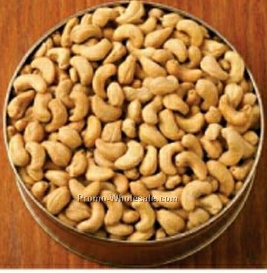 32 Oz. Jumbo Cashews Custom Gift Tin