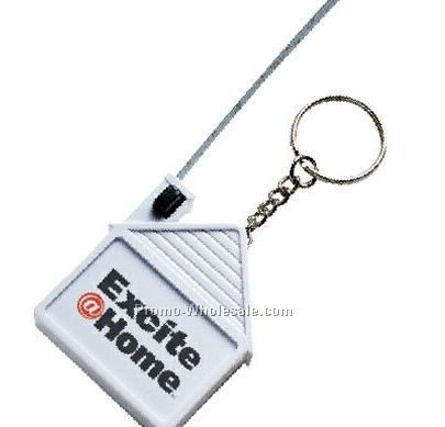 39" House Tape Measure Key Ring