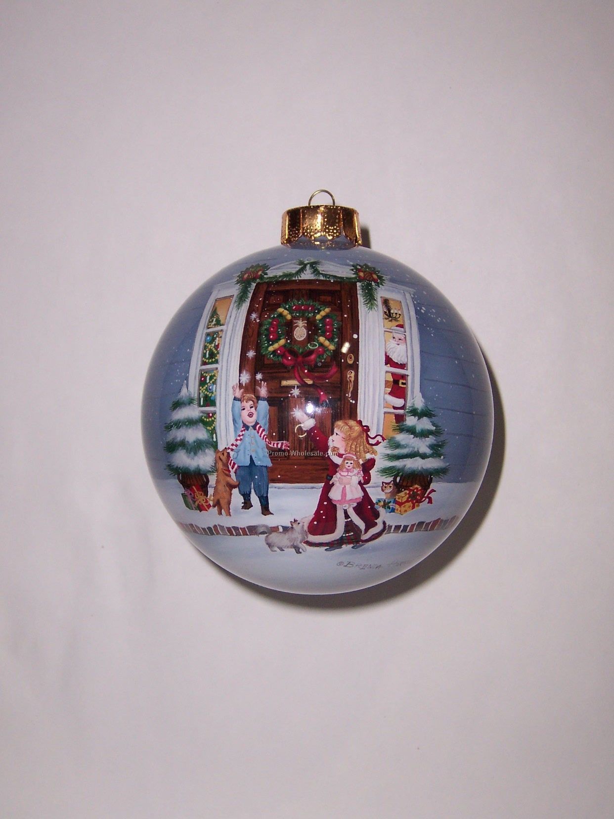 4" Ball Shape Ornament - Fine Art Artwork