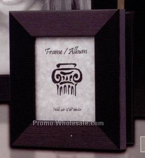 4"x6" Aero Black Picture Frame/ Album