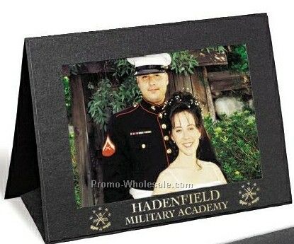 5"x7" Black Vertical Grandeur Easel Portrait Folder