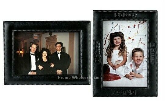 5"x7" Nappa Leather Desktop Easel Photo Frame