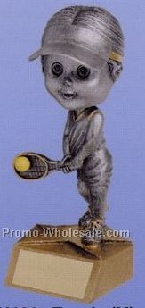 6" Bobble Head Award (Male Tennis)