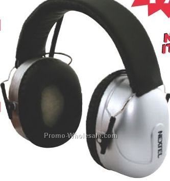 6-3/4"x5-3/8"x3-7/8" AM/FM Radio Noise Blocking Stereo Headphones