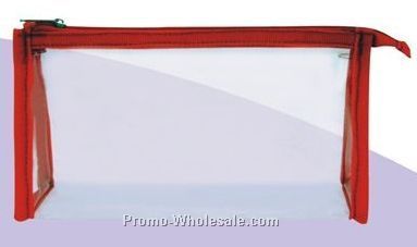 7-1/2"x2"x4-1/2" Clear Accessory Pouch