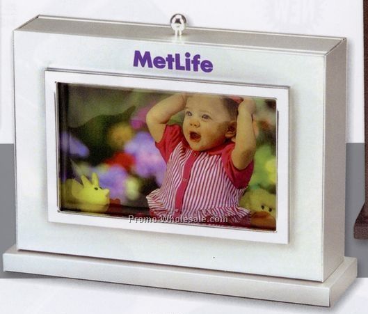 7-5/8"x5-1/2" Two Display Aluminum Photo Box