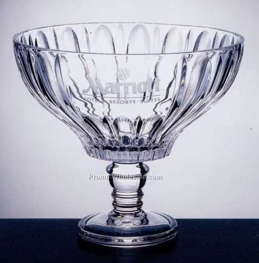 9-1/2"x10-1/2"x5-1/4" Crystal Fantasia Bowl