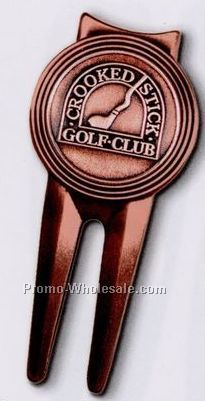 Boss Divot Repair Tool W/ Clip & Die Struck Ball Markers