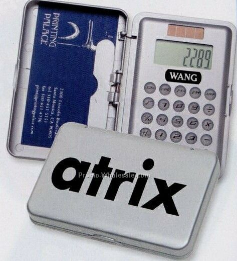 Business Card Holder Calculator-4" X 2 3/4" (Overseas 8-10 Weeks)