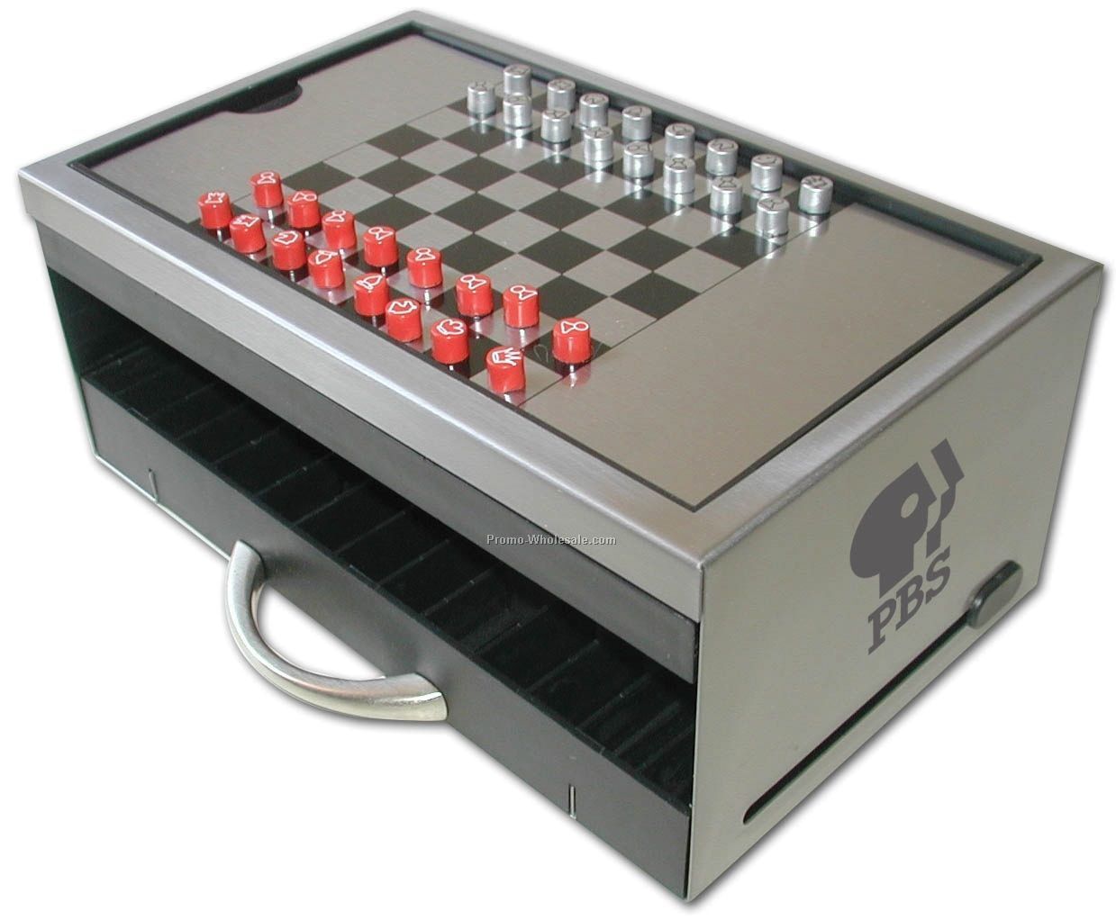 Chess / Checkers W/ Card Holder / Index