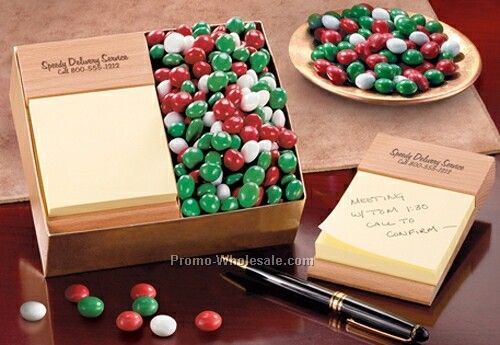 Chocolate Gourmet Mints W/ Post It Note Holder