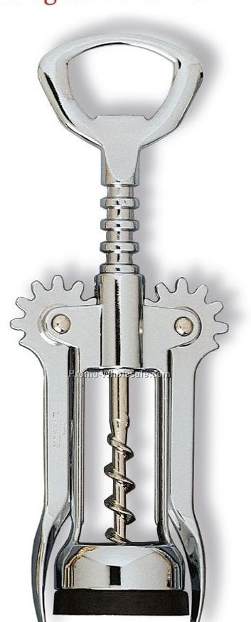 Chrome Plated Bulk Wing Corkscrew With Auger Worm