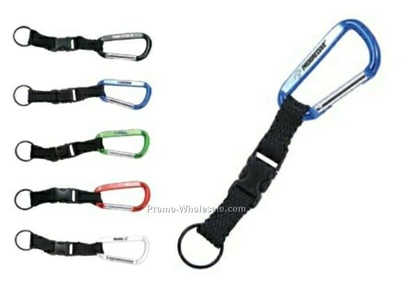 Clark Carabiner With Detachable Clip Key Holder (1 Day Shipping)