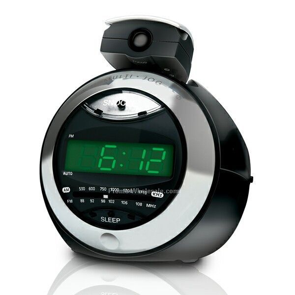 Coby Digital AM/FM Alarm Clock Radio With Projection Display