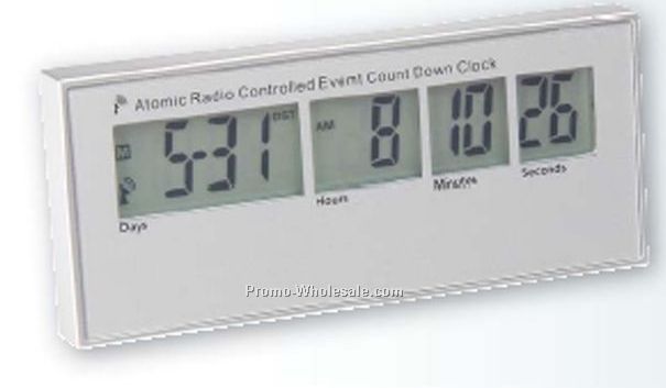 Countdown Clock - Atomic Radio Controlled (Blank)