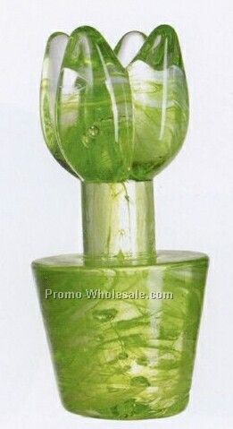 Flower Power Green Tulip Sculpture