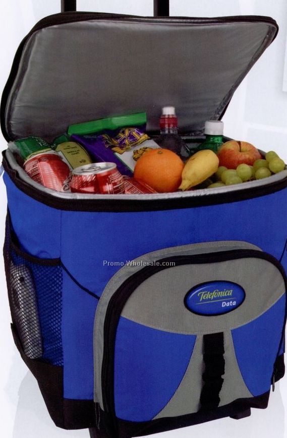 Giftcor Blue I-cool Rolling Cooler Bag 16"x14"x13"