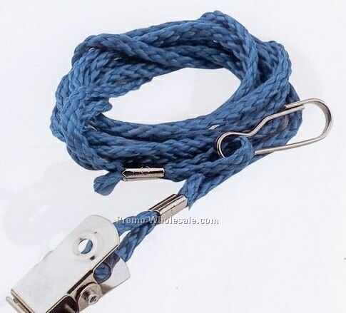 Lanyard With Bulldog Clip (42" )