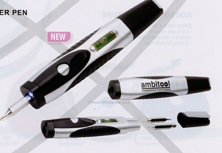 Level Light Screwdriver Pen