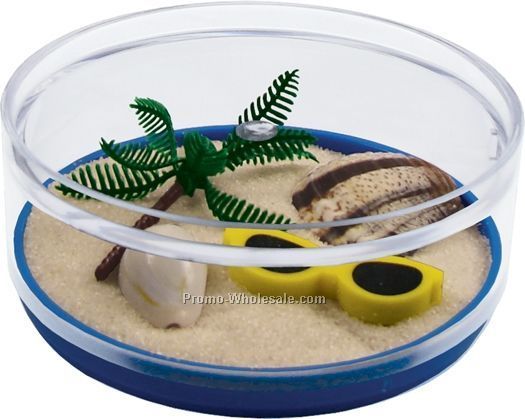 Life's A Beach Compartment Coaster Caddy