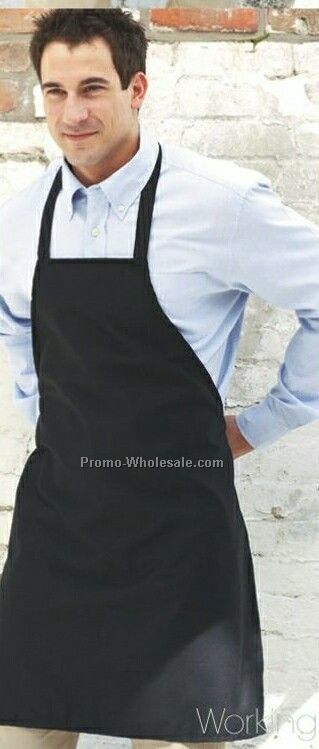 Mid Length Bib Apron (29"x33") /Blank