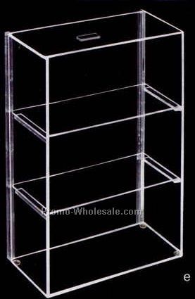 Miniature Display Case W/ 3 Shelves