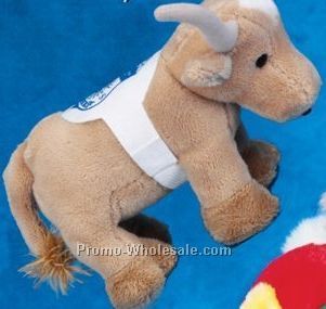 Nature Pal Beanie Steer (7")