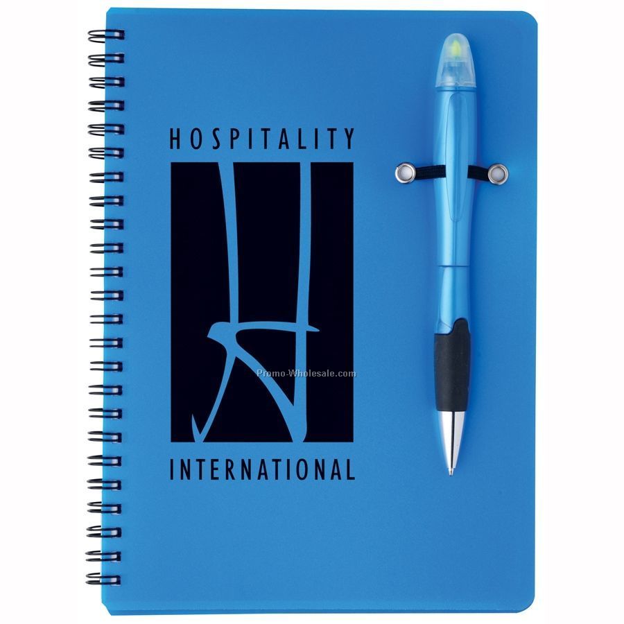 Opal Notebook Combo W/ Matching Opal Pen Highlighter