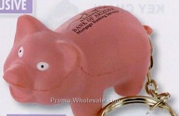 Pig Key Chain Squeeze Toy