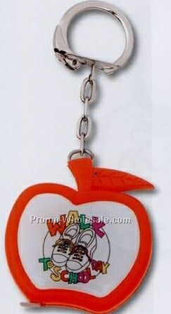 Red Apple Tape Measure W/ Key Chain (5 Day)