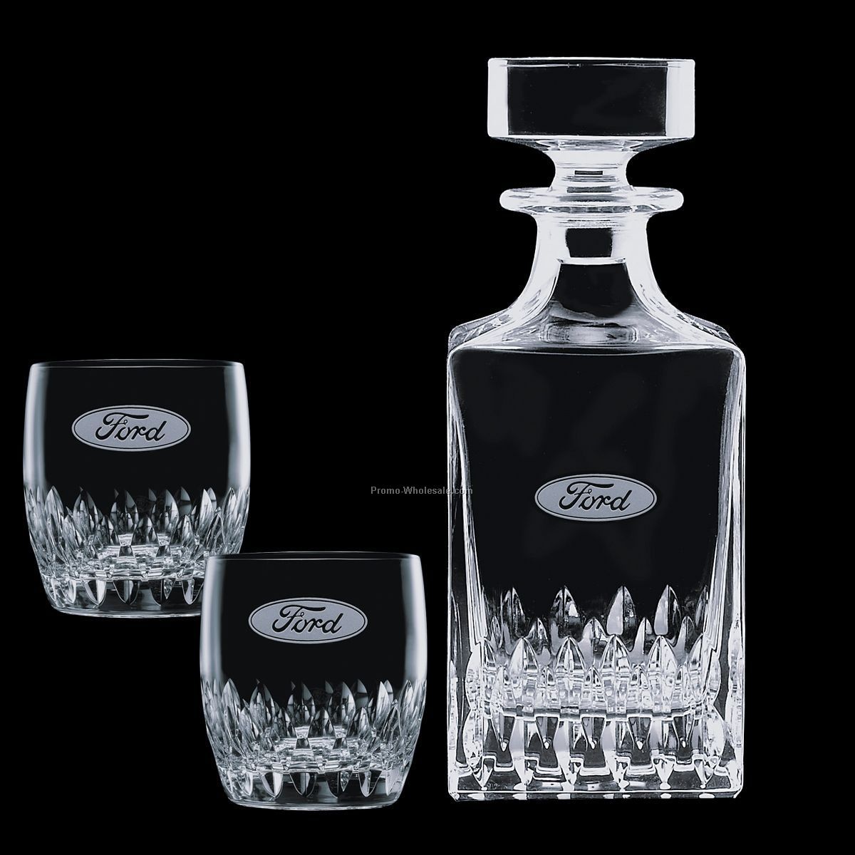 Richmond Decanter & 2 Double Old Fashion Glasses