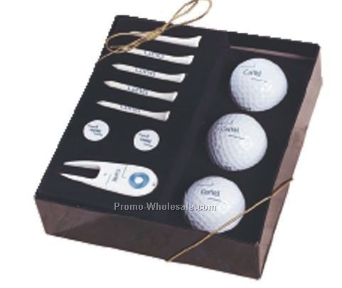 Scottsdale Golfer's Gift Box- 3 Balls/5 Tees/2 Marker/Divot Tool/Standard