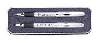 Scribe Twist-action Metal Ballpoint Pen & Pencil Gift Set