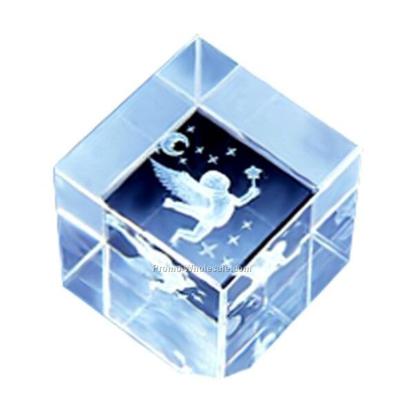 Square Crystal Ornament