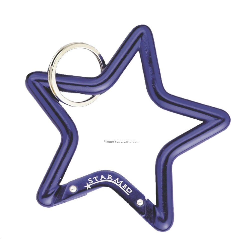 Star Carabiner - Blue