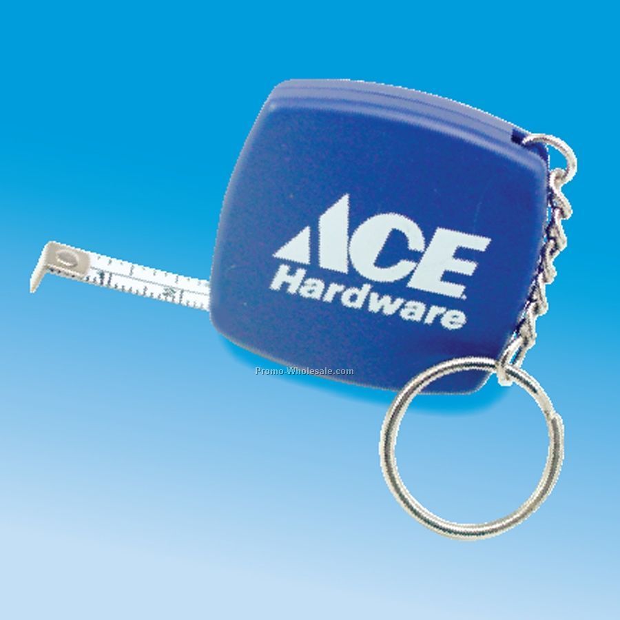 Tape Measure-square With Key Chain