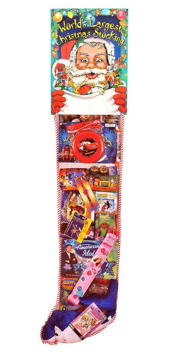 The World's Largest 8' Promotional Hanging Standard Christmas Stocking