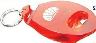 Translucent Red Bottle And Can Opener