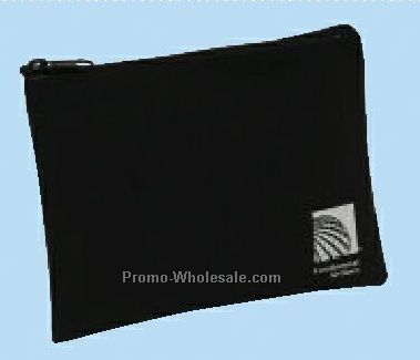 Velvet Faux Suede Flat Amenity Pouch