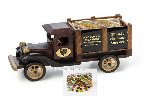 Vintage Stake Truck Nut Dispenser - Jelly Belly 16 Oz.