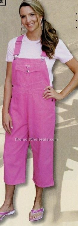 pink bib overalls