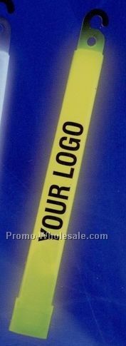 Yellow 6" Glowstick With Lanyard