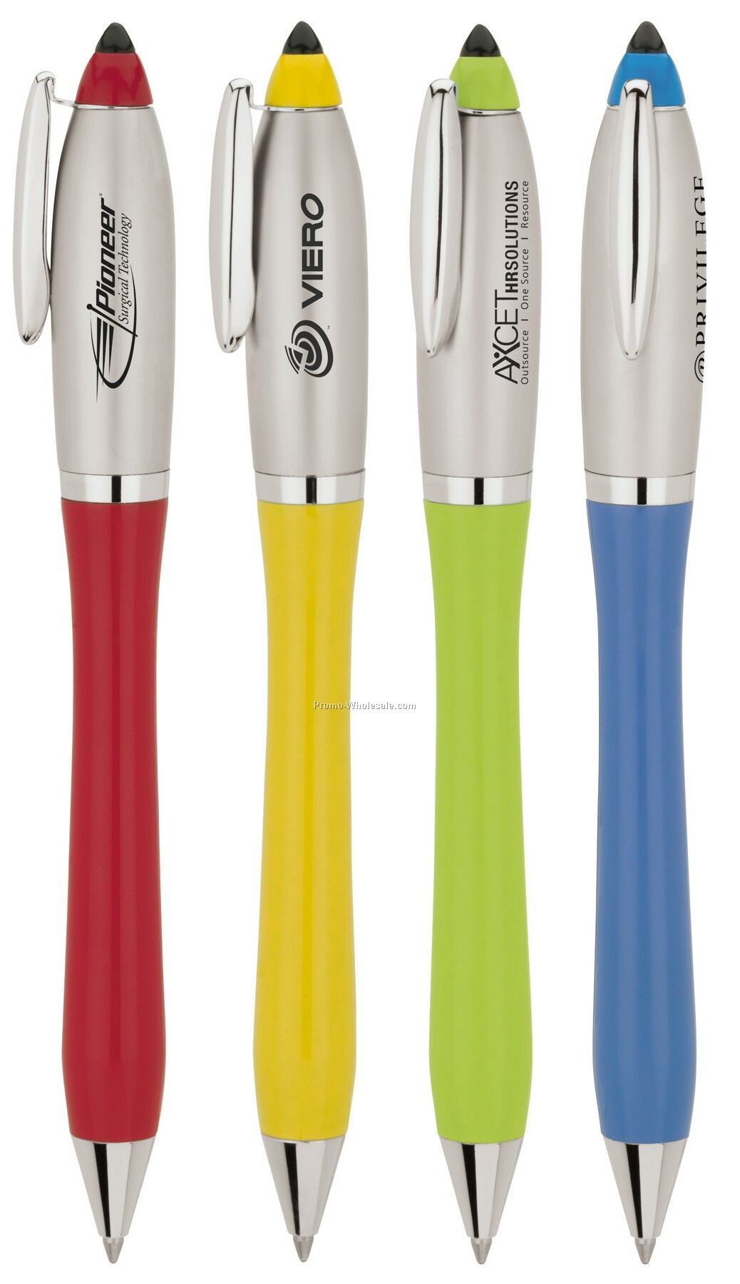 Yellow Adela 2-in-1 Ballpoint/ Stylus Pen